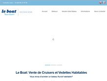 Tablet Screenshot of leboatventedebateaux.com